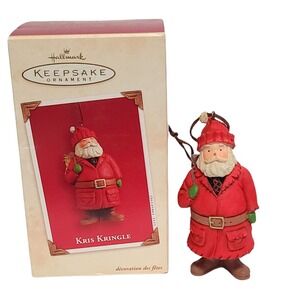 Hallmark 2003 KRIS KRINGLE Keepsake Christmas Ornament SANTA CLAUS‎  Box